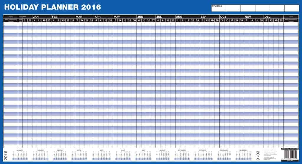 Excel Holiday Planner Template Free Free Printable Templates