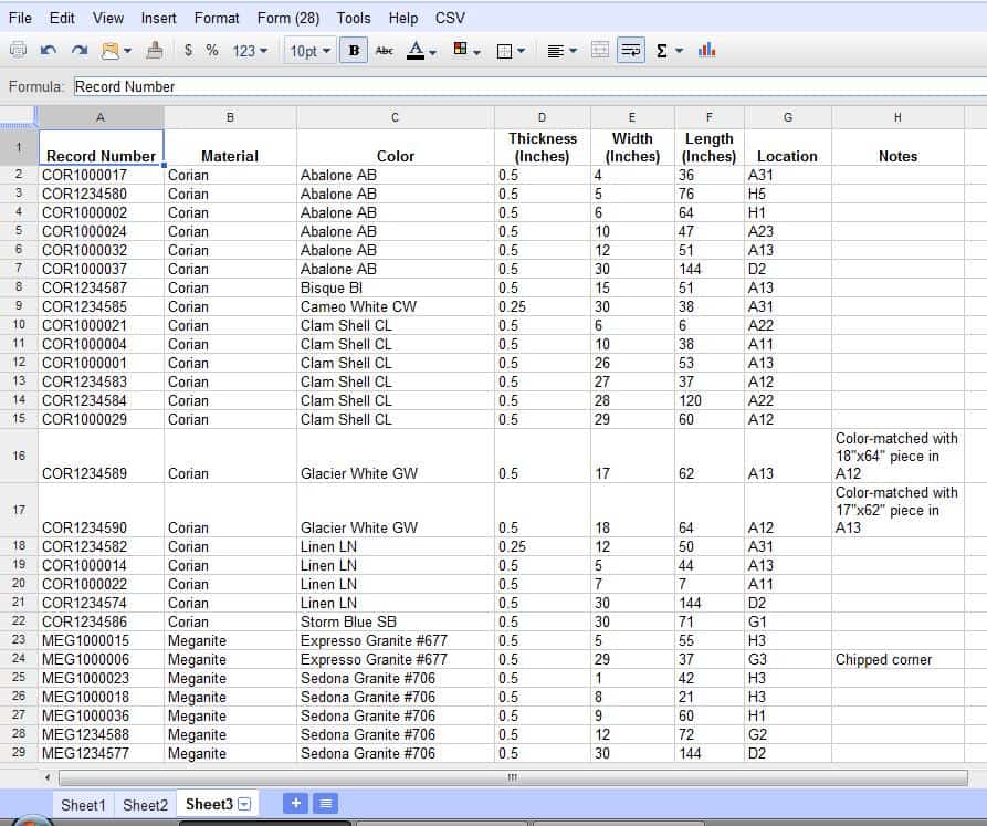 inventory Template image 2