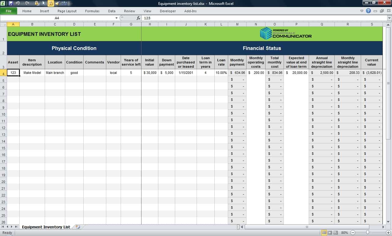 4 Inventory Management Templates Excel Excel xlts