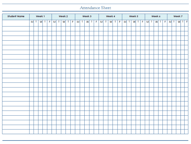 attendance excel template 2