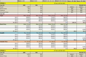 weight training spreadhseet template 3