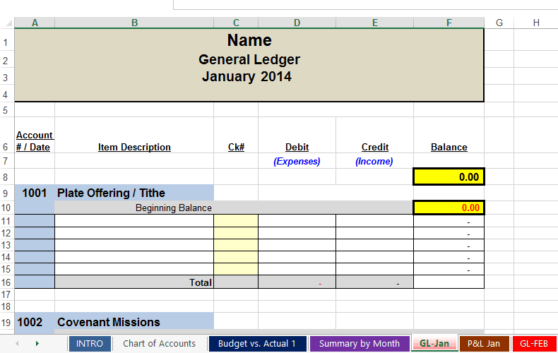 ledger statement template 22