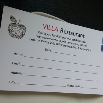 restaurant comment card template 55