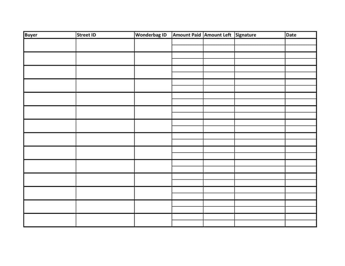 sales log template 22