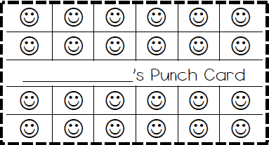 5 Punch Card Templates Word Excel Formats