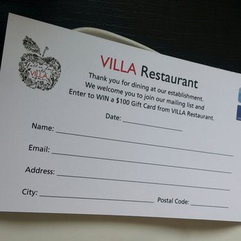 5 Restaurant Comment Card Templates - Word Excel Formats