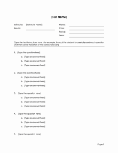 homework template excel
