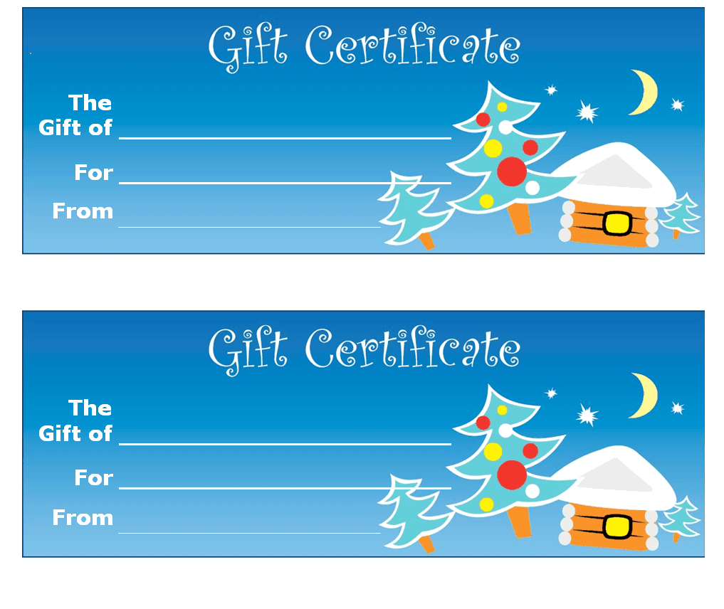20 Special Gift Certificate Templates WORD