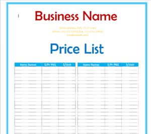 homework template excel