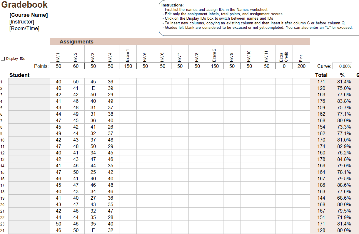 9-free-editable-gradebook-templates-word-excel-formats